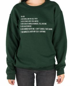 Christmas To-Do List Crewneck sweatshirt