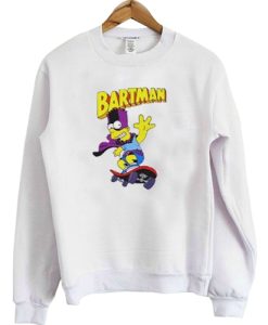 Funny Bart Simpsons Skateborading sweatshirt