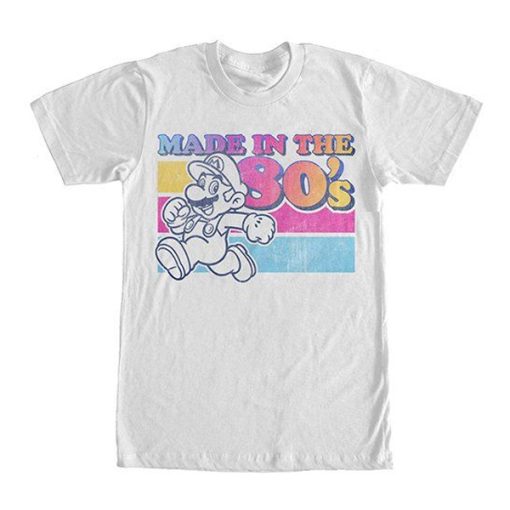 Super Mario 'Made in the 80's' t shirt