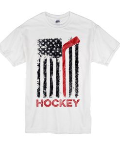 USA Flag Hockey t shirt, USA Hockey Fan T-shirt