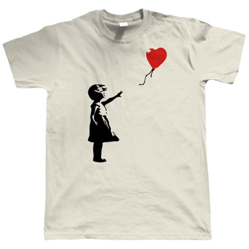 Banksy Balloon Girl t shirt