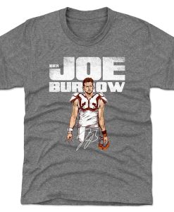 Joe Burrow Pads WHT t shirt