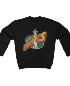Supersonics 1994 Vintage Sweatshirt, SuperSonics Team Club Sweatshirt, Sports Fans Gift, Sports Merch
