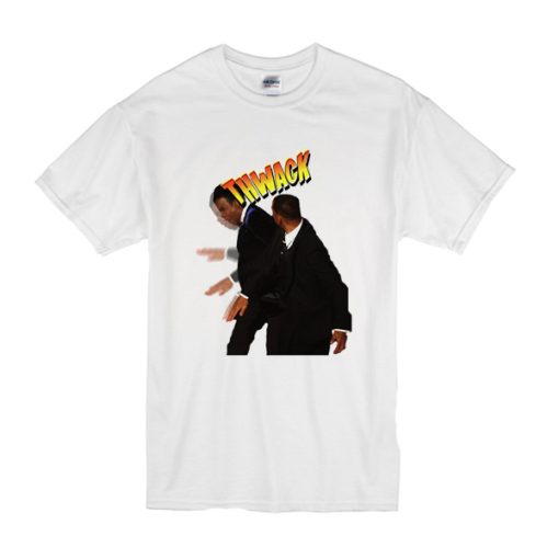 THWACK Will Smith Slap Chris Rock Oscars 2022 Funny Meme t shirt FR05