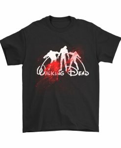 The Walking Dead To Disney t shirt