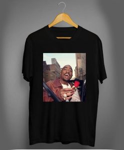 Tupac Rose t shirt