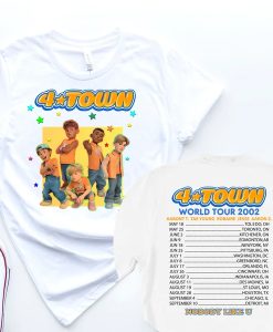 4 Town World Tour 2002 t shirt