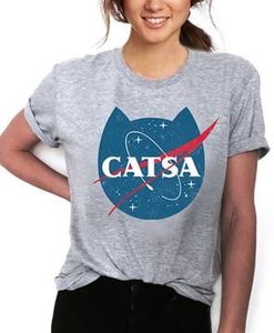 CATSA cat nasa funny t shirt
