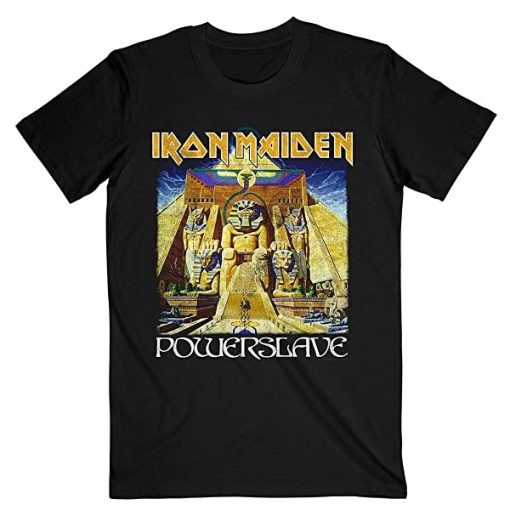 Iron Maiden Powerslave World Slavery Tour t shirt FR05