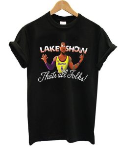 Laker Eliminated Lake Show Thats All Folks t shirt