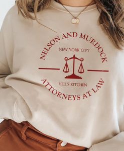 Nelson And Murdock sweatshirt, Nelson and Murdock Attorneys at Law Hell's Kitchen sweatshirt, Daredevil sweatshirt