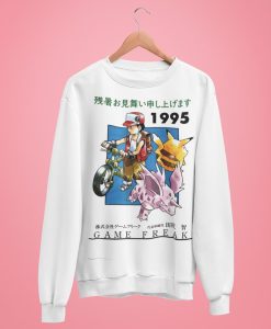 Vintage Pokemon 1995 Game Freak Retro sweatshirt