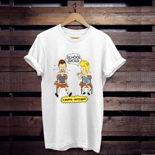 Beavis And Butt-Head School Sucks Portrait t shirt