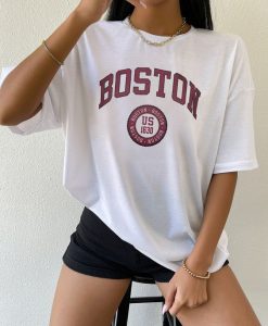 Boston graphic t shirt FR05