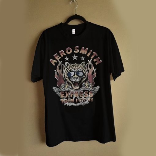 Aerosmith Express Tour tee 1977-1978 t shirt