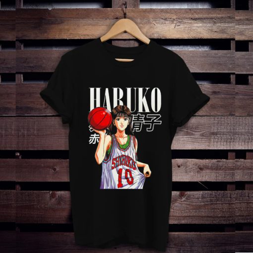 Anime Haruko Akagi Slam Dunk t shirt