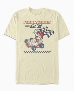 Retro Racing Mario Kart t shirt