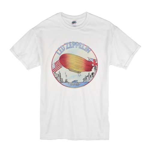 Led Zeppelin Vintage Shirt 1975 North American Tour t shirt