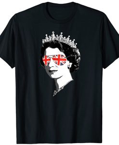 Queen Elizabeth II Sonnenbrillen Britische t shirt