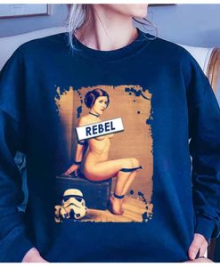 Star Wars Rebel Princess Leia Naughty Trooper Vintage sweatshirt