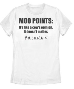 Juniors' Friends 'Moo Points' Quote Graphic t shirt