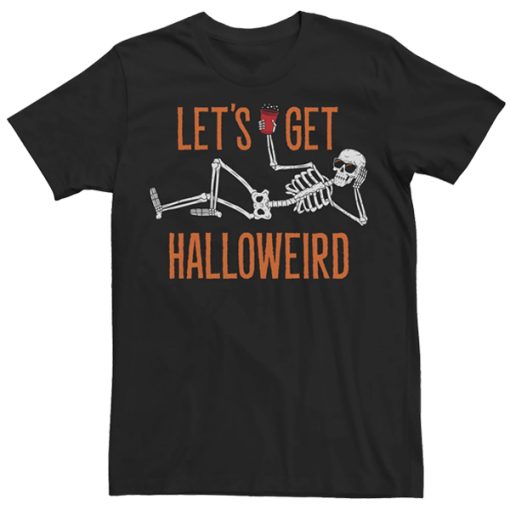 Let's Get Halloweird Skeleton Halloween t shirt