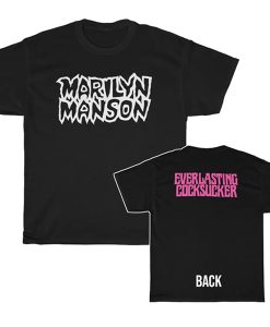 Marilyn Manson Everlasting Cocksucker t shirt twodise
