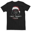 Star Wars Darth Vader Dark List Santa Christmas Graphic t shirt FR05