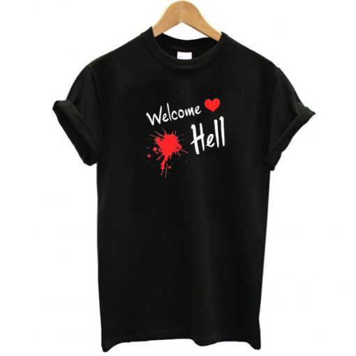 Welcome Hell Touhou t shirt