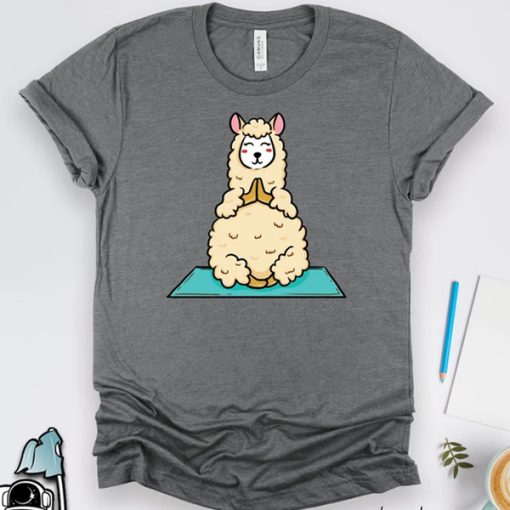 Yoga Llama Shirt, Meditation Llama shirt, Yoga t shirt