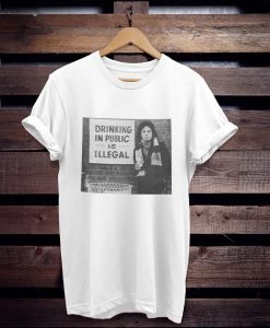 Billy Joel Drinking In Public Is Illegal vintage t shirt FR05