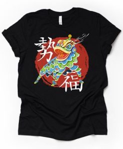 Chinese Lion Dance t shirt