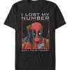 Deadpool New Number t shirt
