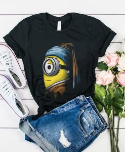 Minion as Girl With Pearl Earring Funny t shirt