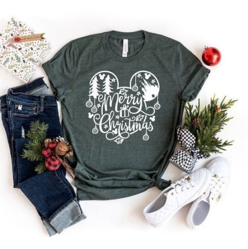 Mouse Ear Merry Christmas t shirt