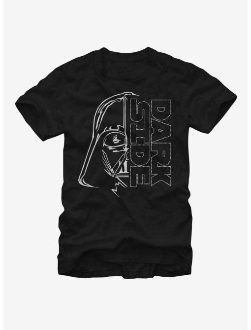 Star Wars Darth Vader Dark Side Two Face t shirt