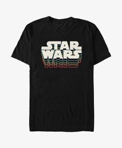 Star Wars Retro Gradient Logo t shirt