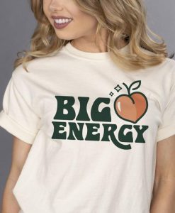 Big Peach Energy Retro graphic t shirt FR05