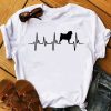 Heartbeat Dog Lover t shirt