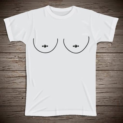 Pierced Nipples Cartoon t shirt
