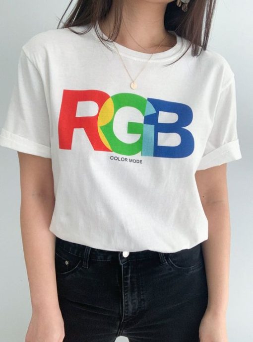 RGB color mode t shirt FR05