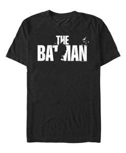Batman Black & White Logo Silhouette t shirt