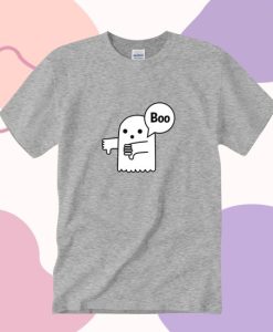Boo Thumbs Down Joke Ghost Of Disapproval T Shirt DV