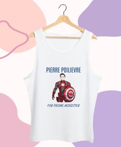 Pierre Poilievre for Prime Minister Captain Canada Tank Top