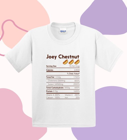 joey chestnut nutrition facts T Shirt