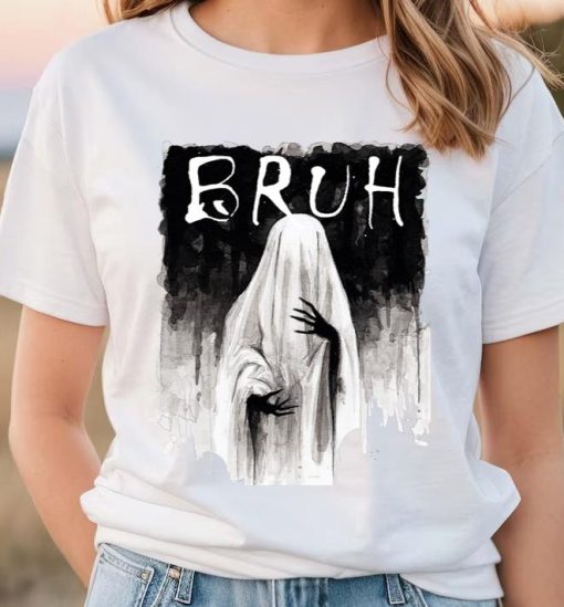 Vintage Bruh Ghost 2023 Halloween T Shirt