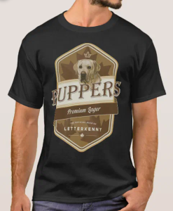 Letterkenny Puppers Premium Lager Beer t-shirt thd