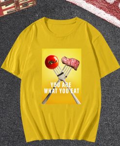 You Are What You Eat Twin Experiment T Shirt thd
