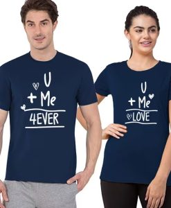 you and me love forever t-shirt couple thd