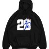 Marshall Mathers Wearing Barry Sanders 20 Hoodie thd